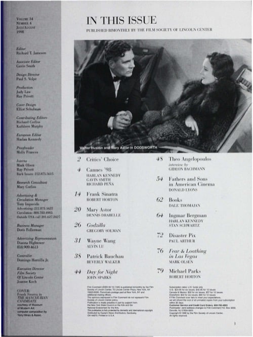 One of a selection of stills from inside the issue