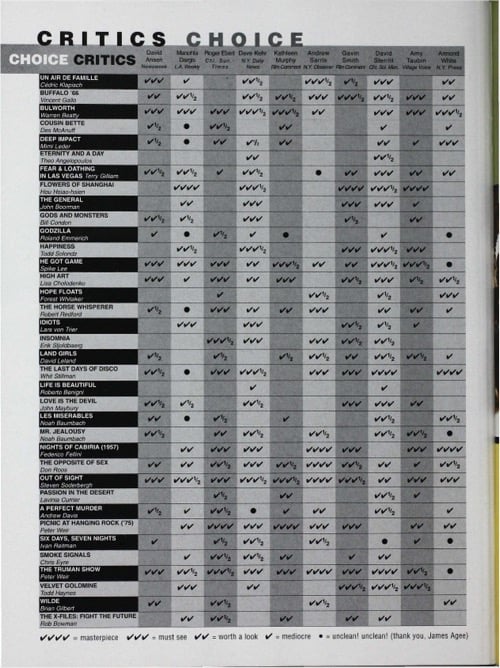 One of a selection of stills from inside the issue