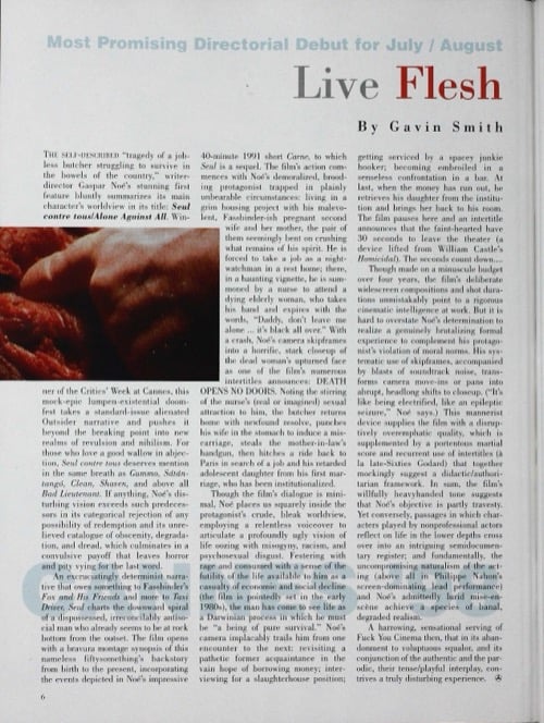 One of a selection of stills from inside the issue