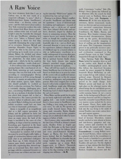 One of a selection of stills from inside the issue