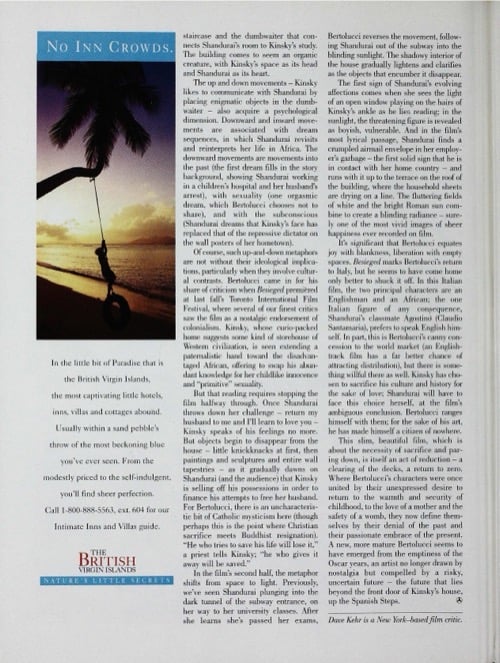 One of a selection of stills from inside the issue
