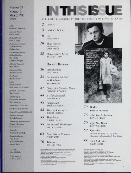 One of a selection of stills from inside the issue