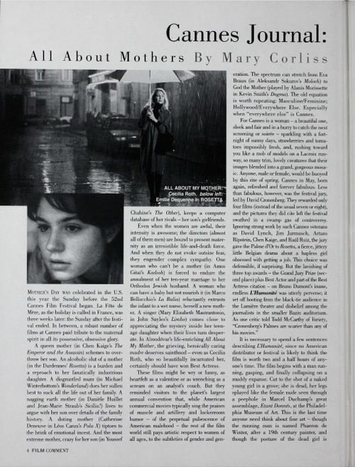 One of a selection of stills from inside the issue