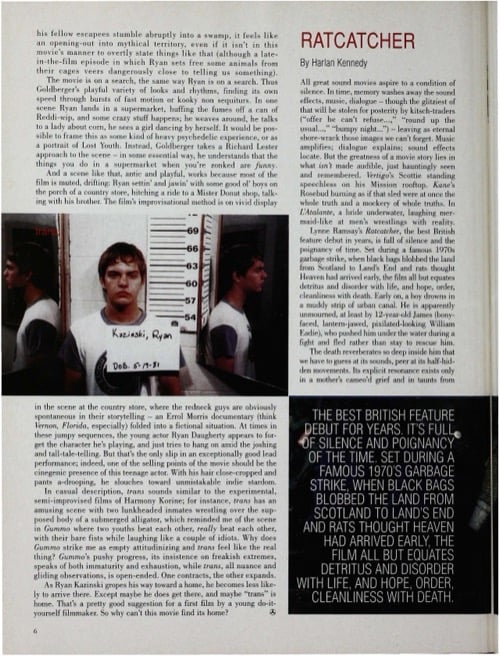 One of a selection of stills from inside the issue