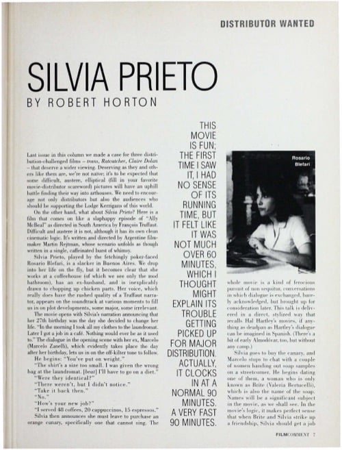 One of a selection of stills from inside the issue