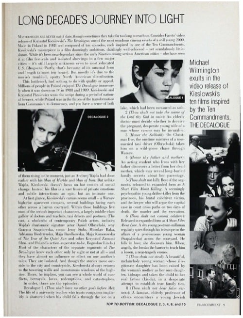 One of a selection of stills from inside the issue
