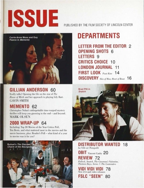 One of a selection of stills from inside the issue