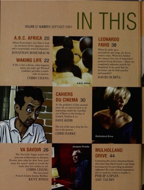 One of a selection of stills from inside the issue
