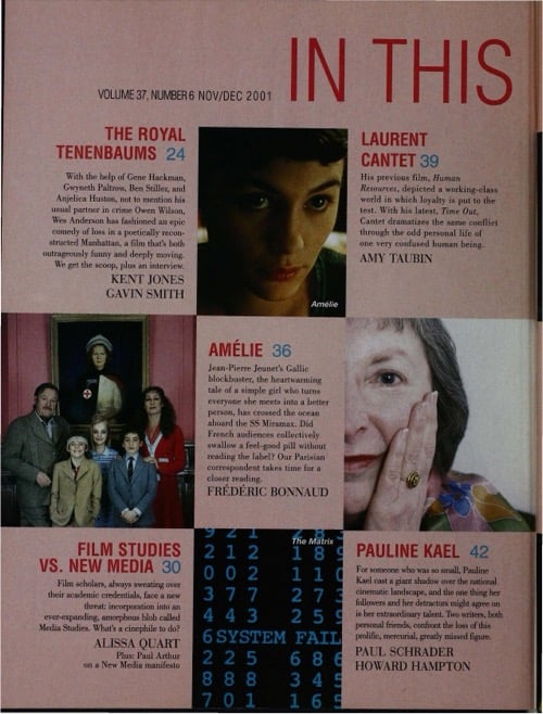 One of a selection of stills from inside the issue