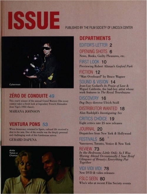 One of a selection of stills from inside the issue