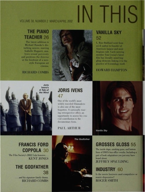 One of a selection of stills from inside the issue