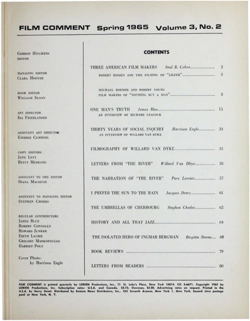 One of a selection of stills from inside the issue