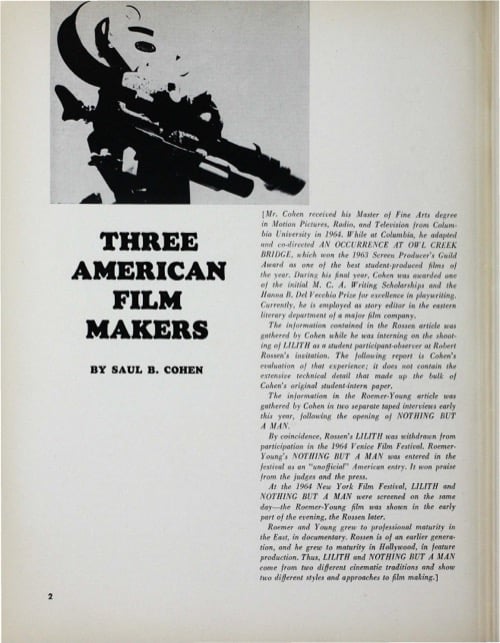 One of a selection of stills from inside the issue