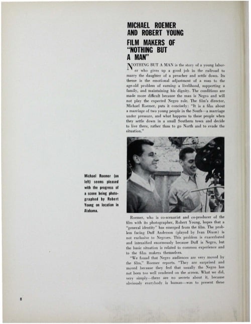 One of a selection of stills from inside the issue