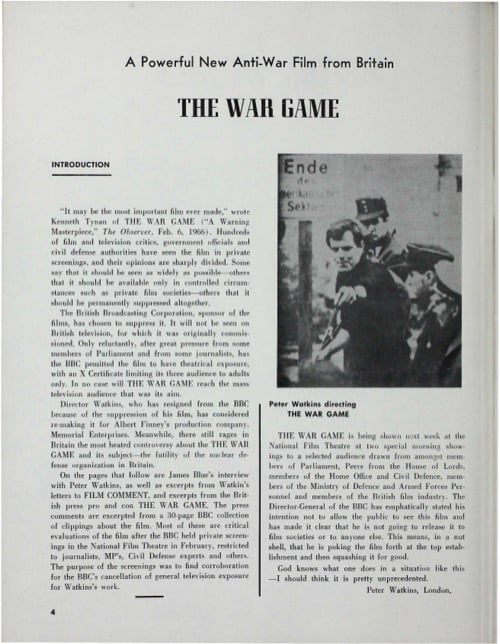 One of a selection of stills from inside the issue