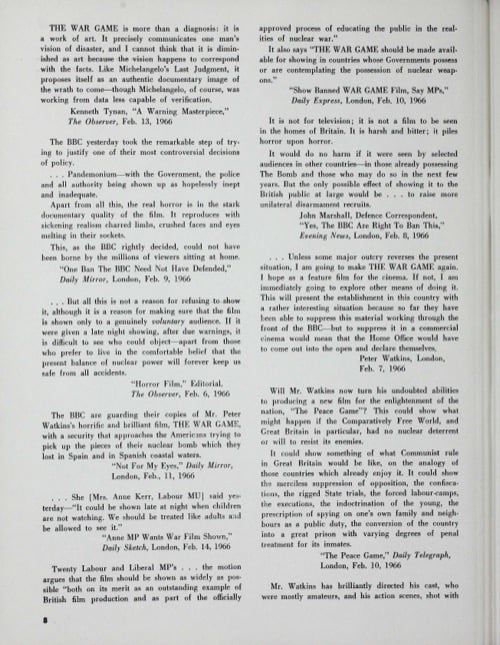 One of a selection of stills from inside the issue