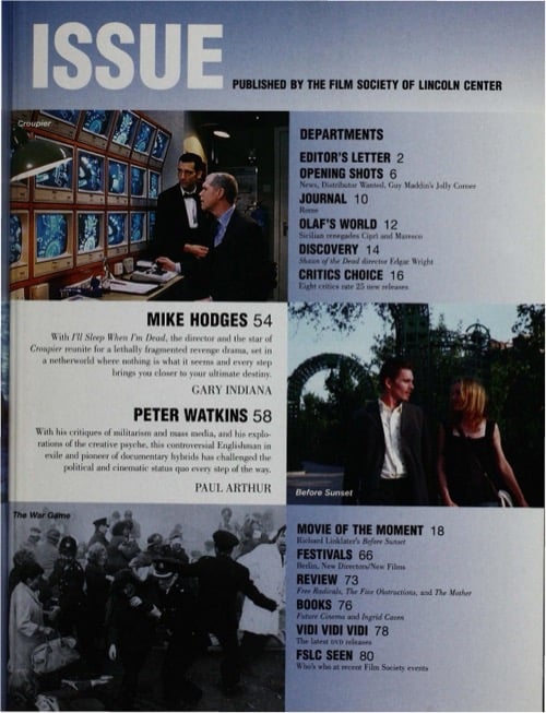 One of a selection of stills from inside the issue