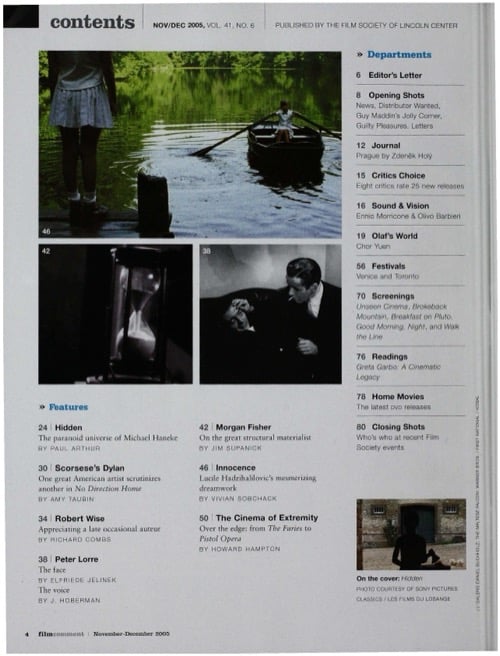 One of a selection of stills from inside the issue