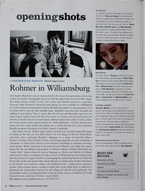 One of a selection of stills from inside the issue