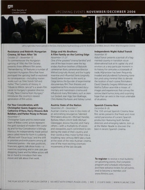 One of a selection of stills from inside the issue