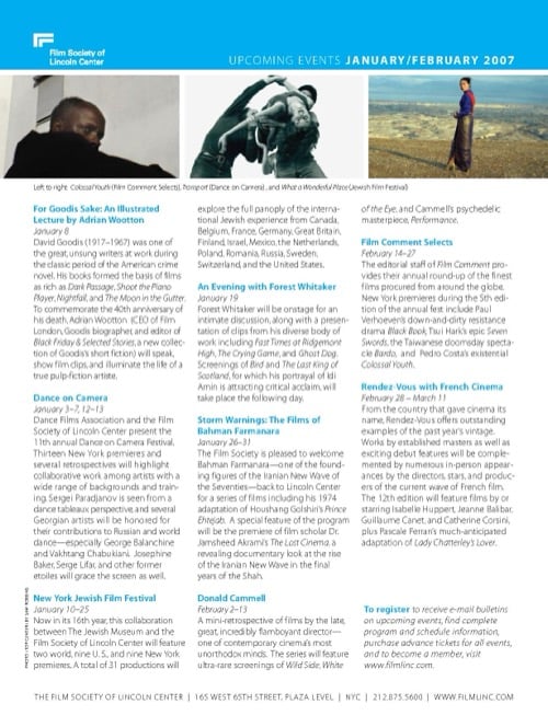 One of a selection of stills from inside the issue