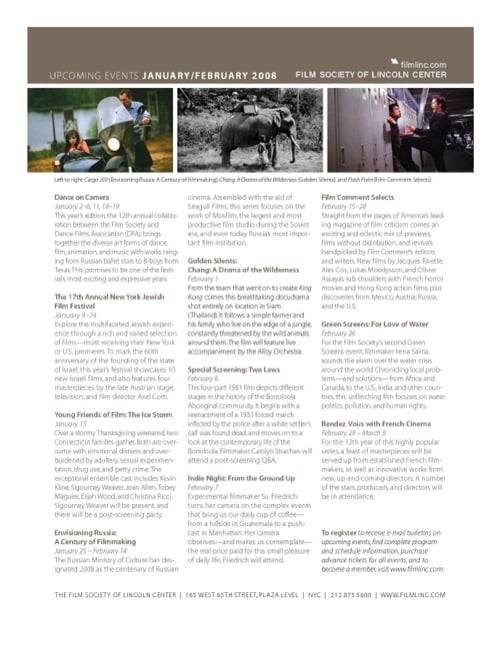 One of a selection of stills from inside the issue