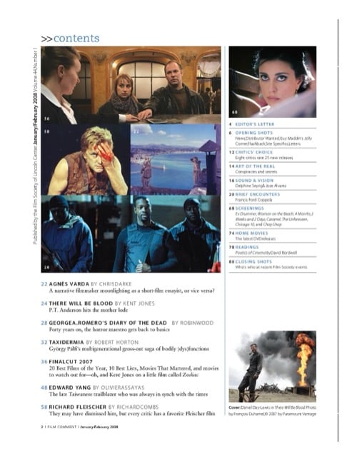 One of a selection of stills from inside the issue