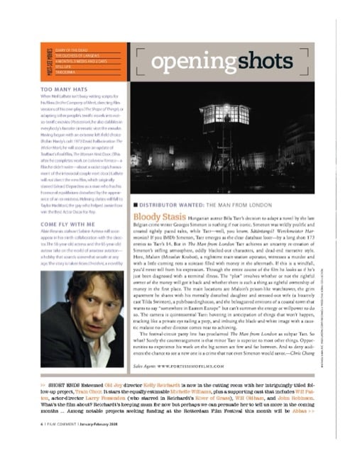 One of a selection of stills from inside the issue