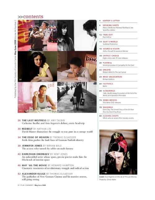 One of a selection of stills from inside the issue