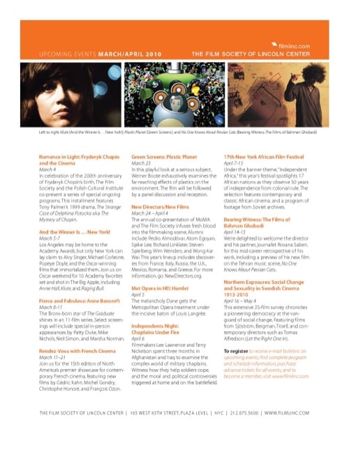 One of a selection of stills from inside the issue