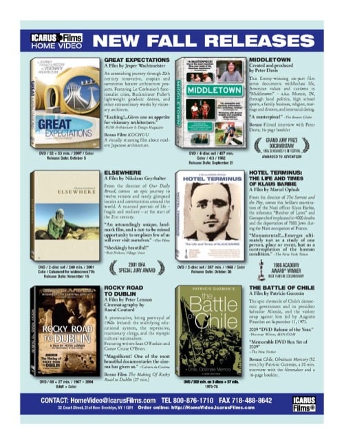 One of a selection of stills from inside the issue
