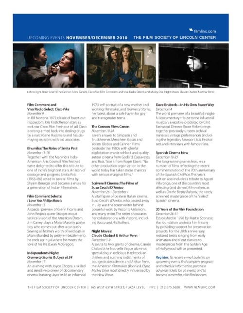 One of a selection of stills from inside the issue