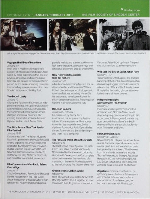 One of a selection of stills from inside the issue