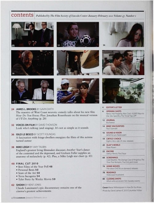 One of a selection of stills from inside the issue