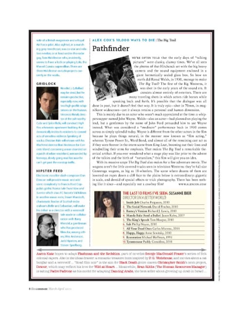 One of a selection of stills from inside the issue
