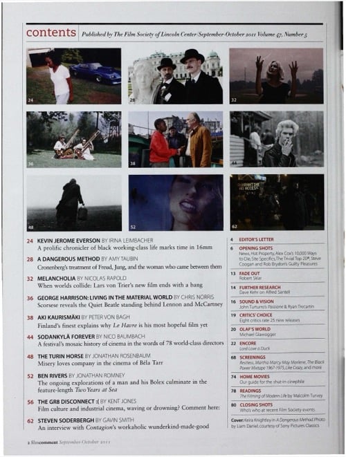 One of a selection of stills from inside the issue