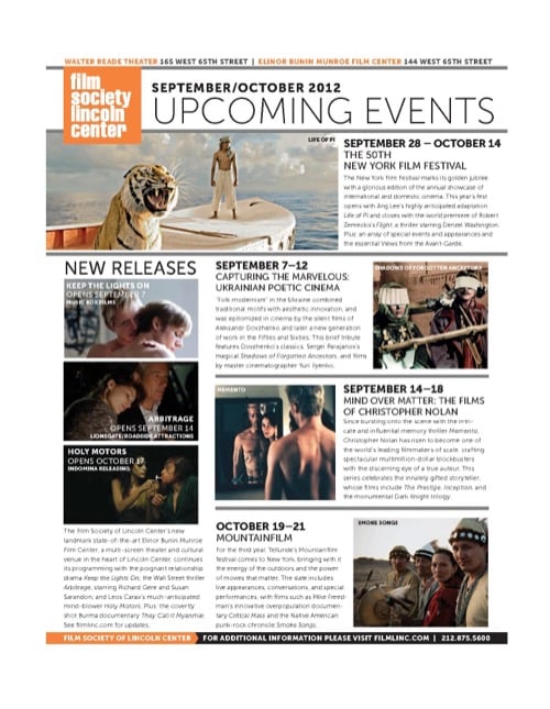 One of a selection of stills from inside the issue