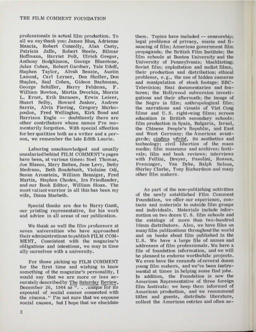 One of a selection of stills from inside the issue