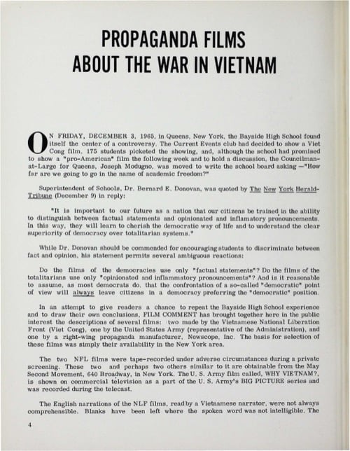 One of a selection of stills from inside the issue