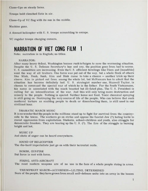 One of a selection of stills from inside the issue