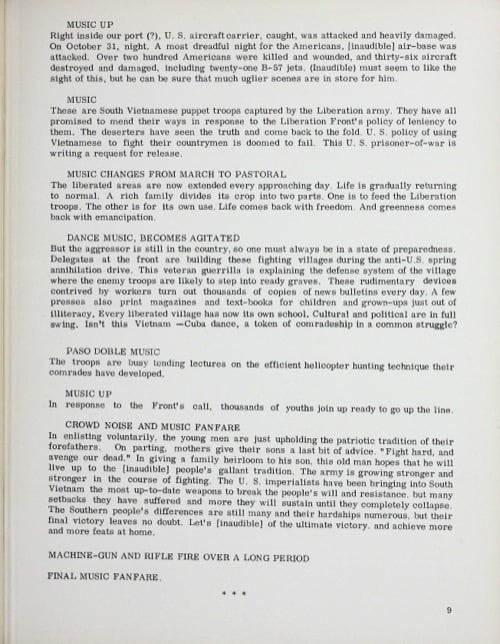 One of a selection of stills from inside the issue