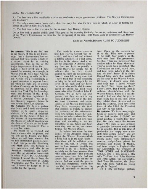 One of a selection of stills from inside the issue