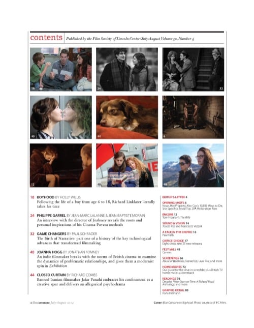 One of a selection of stills from inside the issue