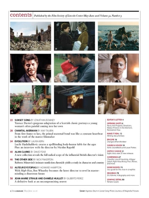 One of a selection of stills from inside the issue