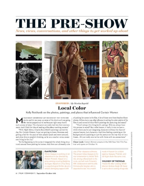 One of a selection of stills from inside the issue