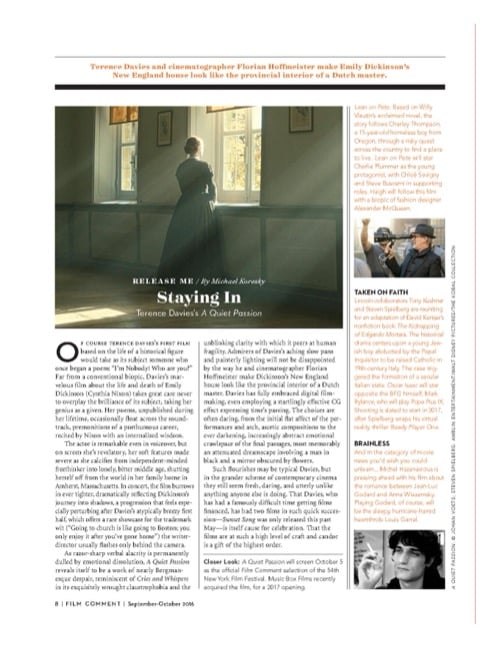 One of a selection of stills from inside the issue