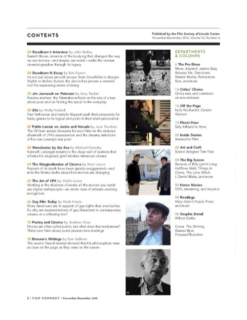 One of a selection of stills from inside the issue