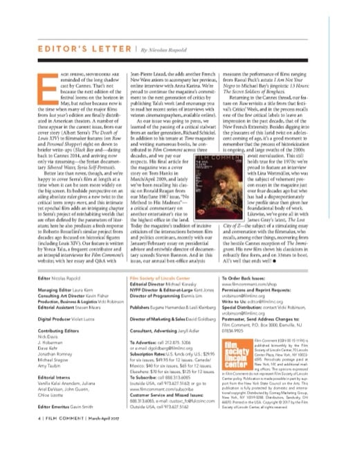 One of a selection of stills from inside the issue
