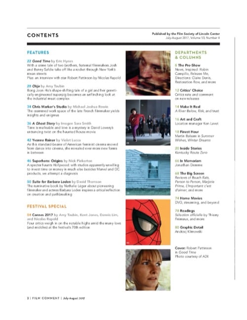 One of a selection of stills from inside the issue