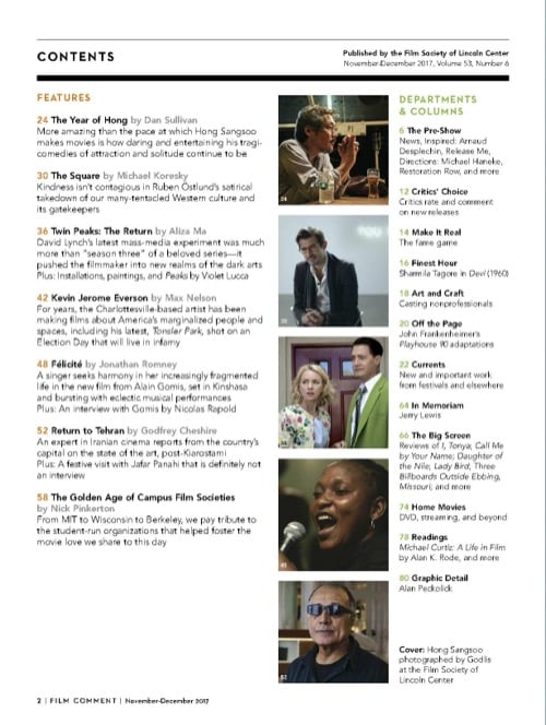One of a selection of stills from inside the issue